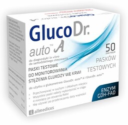 Diather GlucoDr. Paski Testowe - monitorowanie stężenia glukozy