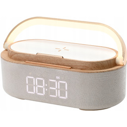 Radio Kuchenne Radiobudzik Manta Ładowarka Indukcyjna 15W Bluetooth