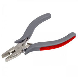 PROLINE Szczypce micro półokrągłe wygięte satynowane 120 mm