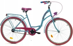Rower miejski damski z przerzutkami DALLAS BIKE 26