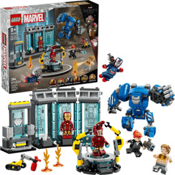 Klocki LEGO Marvel Laboratorium Iron Mana: Zbrojownia (76315)