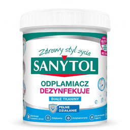 Odplamiacz dezynfekujący w proszku do białych tkanin 450g