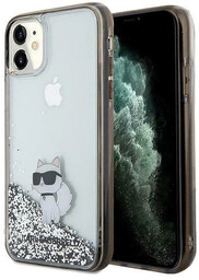 Etui Karl Lagerfeld Liquid Glitter Choupette na iPhone