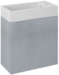 Sapho LATUS IV szafka umywalkowa 49.5x50x24.5cm dąb srebrny