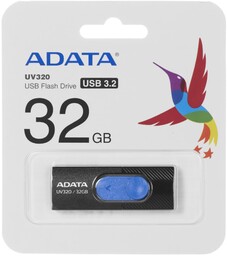 ADATA Pendrive UV320 AUV320-32G-RBKBL (32GB; USB 3.1; kolor