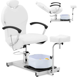 Fotel kosmetyczno podologiczny do pedicure z podnóżkiem