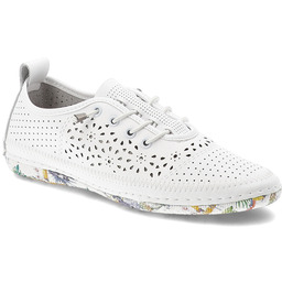 Artiker Półbuty damskie, cholewka ze skóry naturalnej licowej