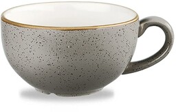 Churchill Super Vitrified Filiżanka do cappuccino sztaplowana szara