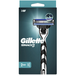 Gillette Mach3 Maszynka + 2 Wkłady