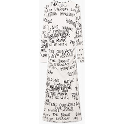 Sukienka midi z napisem