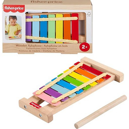 Fisher-Price Drewniane cymbałki ksylofon Drewniana zabawka muzyczna