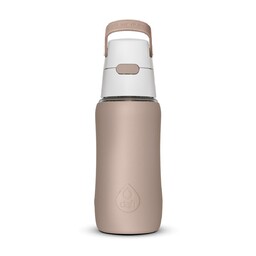Butelka filtrująca Dafi SOLID SiliconeFit 500 ml cappuccino