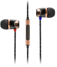 SoundMAGIC E10C Dokanałowe Mikrofon Złoty Słuchawki przewodowe