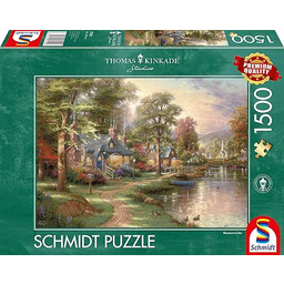 Schmidt Spiele 57452 Thomas Kinkade, Nad jeziorem, 1500