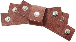 Zestaw obrączek na serwetki Eco Leather 4szt. brown,