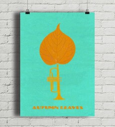 Autumn Leaves - Jazz - plakat fine art