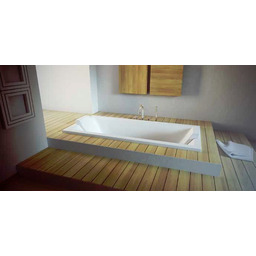 Besco Vera 180x80cm wanna bez obudowy z przelewem