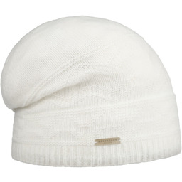 Czapka Beanie Mavilla Headsock by Seeberger, kremowobiały, One