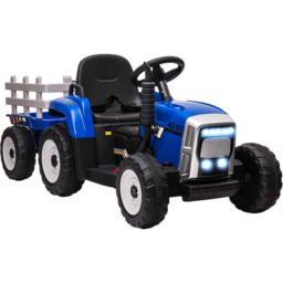 Traktor elektryczny dziecięcy Homcom 136,5x50x52,5cm, różne kolory