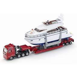 Siku 1849, Ciężarówka z jachtem, 1:87, Metal/Tworzywo sztuczne,
