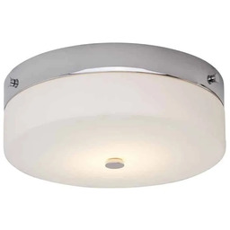 Plafon okrągły szklany chromowany 29cm TAMAR-F-L-PC z serii