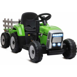 Traktor elektryczny dziecięcy Homcom 136,5x50x52,5cm, różne kolory