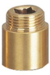 Przedłużka 1/2 x 40 mm, mosiądz