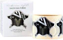 Victoria Vynn Nail Forms Czarne 400 szt. szablony