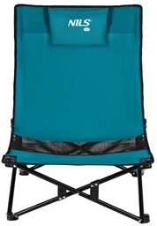 KRZESŁO PLAŻOWE NIEBIESKO CZARNE NILS CAMP NC3306