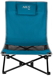 KRZESŁO PLAŻOWE NIEBIESKO SZARE NILS CAMP NC3306