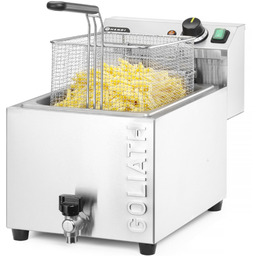 Najmocniejsza frytownica frytkownica z kranem HENDI GOLIATH 400V