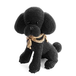 Eurofirany Figurka dekoracyjna Eldo 3 15x10x19 Pies czarna