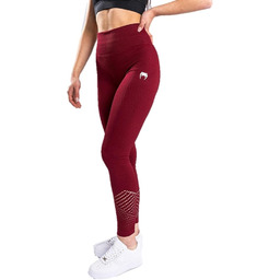 Venum Bezszwowe Sparingowe Legginsy - Bordowy - XXL