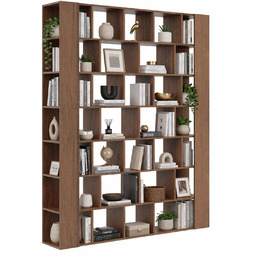 Edinos Premium Orzechowy regał biblioteczka do salonu Z1-C52