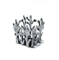 Alessi MEDITERRANEO Świecznik Tealight / Srebrny Polerowany