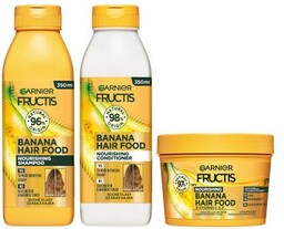 Garnier Fructis Hair Food Banana Nourishing Shampoo zestaw