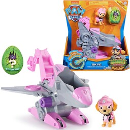 Psi Patrol Dino Rescue Skye figurka + pojazd