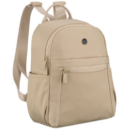 Mały plecak damski wykonany z poliestru w kolorze