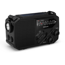 Philips Przenośne turystyczne radio z latarką, alarm SOS,