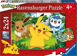 Puzzle dla dzieci 2D: Pokemon 2x24 elementy