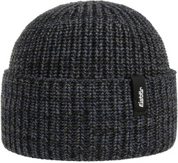 Czapka z Mankietem Swell Merino by Eisbär, szaro-niebieski,