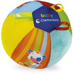Clementoni Miękka piłka z efektami dźwiękowymi, 16 cm