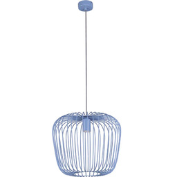 Lumes Niebieska druciana lampa wisząca młodzieżowa - 3X