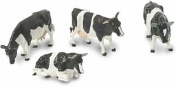 Britains Tomy- Czarno-białe krowy - skala 1/32 -