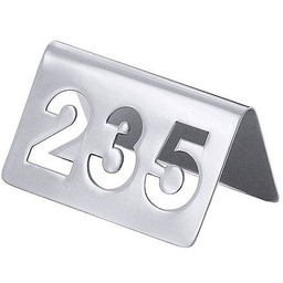 Contacto Zestaw tabliczek informacyjnych z trzycyfrowymi numerami (do