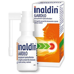 Inaldin Gardło 1,5mg/ml aerozol do jamy ustnej, 30ml