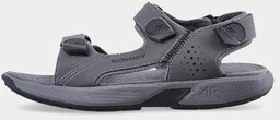 4F, Sandały męskie, Midshop shoes, ciemny szary, rozmiar