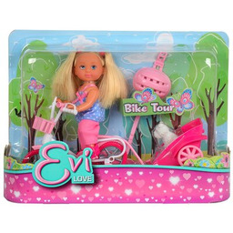 SIMBA Lalka Evi Love na rowerze turystycznym 105730783