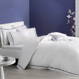 Valeron Komplet pościeli satynowej Mono Navy