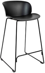 Krzesło barowe ALTO 66 czarne PC-163.H66 - King